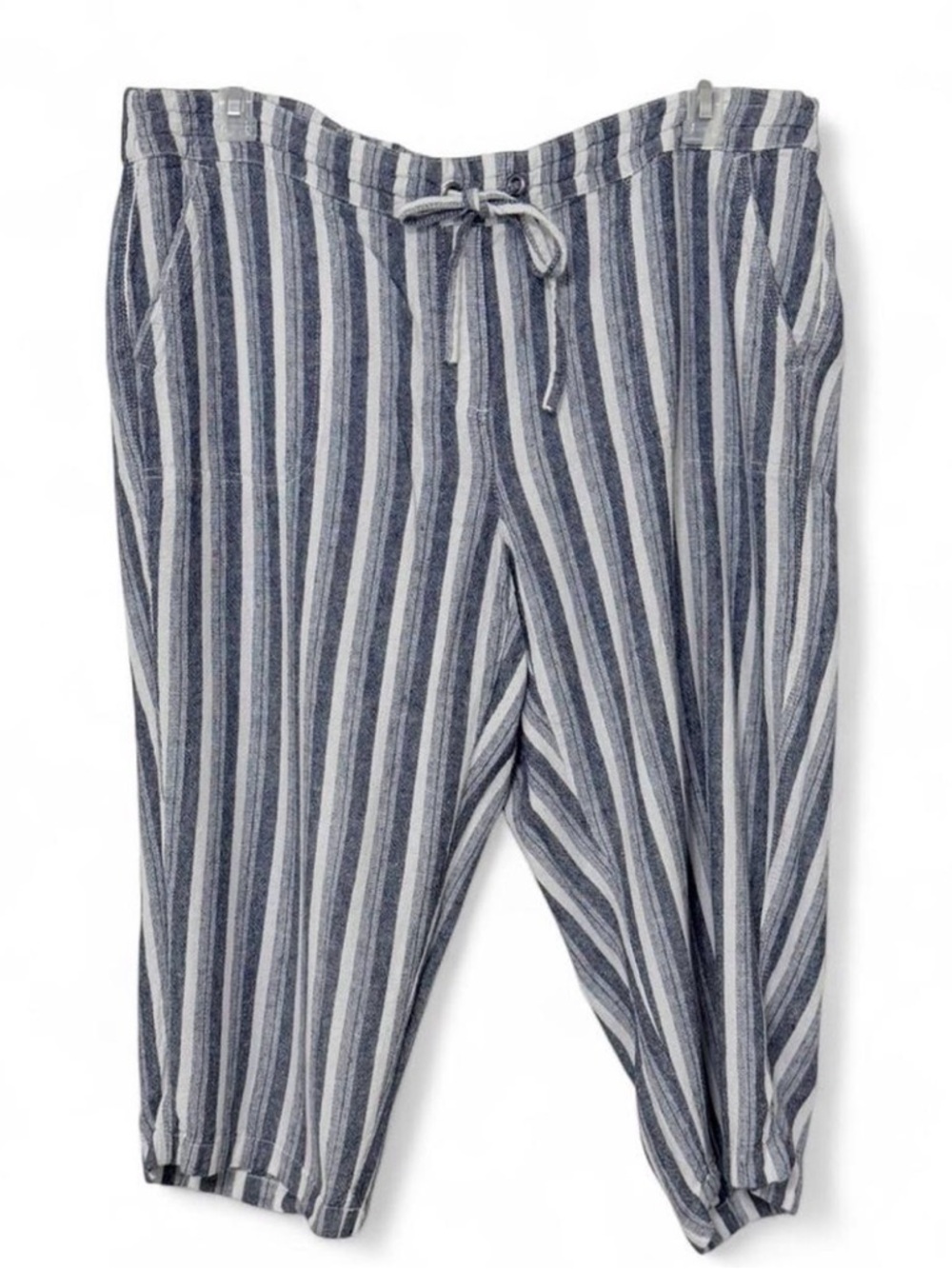 Per Se Linen Blend Capris